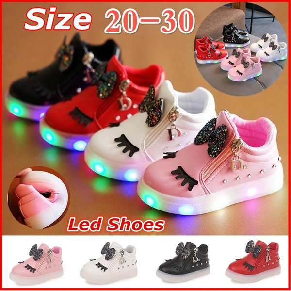 Hunpta Kids Sneakers Kids Light Girls LED Shoes Sport Luminous Princess  Sneakers Baby Children Baby Shoes - Walmart.com